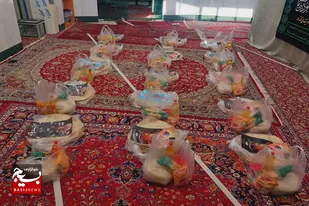 15 بسته معیشتی به همت نوجوانان بسیجی سرخه ای توزیع شد