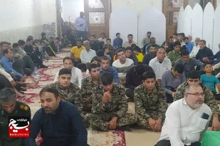 برگزاری مراسم یادواره شهدای روستای کردوان علیا شهرستان دشتی