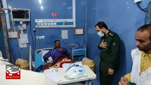عیادت از بیماران شادگانی به مناسبت دهه کرامت