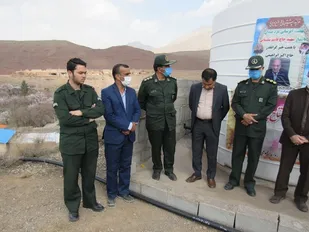 نهضت آبرسانی مرد میدان سپهبد پاسدار شهید حاج قاسم سلیمانی در شهرستان راور