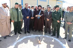 کلنگ زنی ساختمان سپاه ناحیه بن