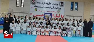 نائب قهرمانی تیم کاراته &nbsp;بسیج کازرون در مسابقات استانی