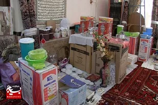 اهدا ۱۳۰ سری  لوازم خانگی به نیازمندان شهرستان زابل