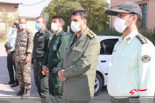 برگزاری صبحگاه مشترک به مناسبت هفته نیروی انتظامی در شهرستان نظرآباد+تصاویر