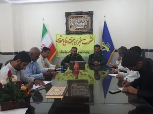 نشست خبری هفته دفاع مقدس در سپاه ناحیه میناب برگزار شد