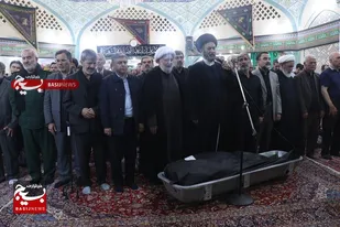 مراسم تشییع و تدفین رزمنده، جانباز سرافراز دوران دفاع مقدس مرحوم حاج رحیم صدقیان