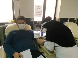 شرکت مهندسین بسیجی در پویش نذر خون به نیت سردار سلیمانی+ تصاویر