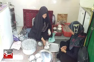از اجرای طرح سفیران مهر ختم قرآن در روستا لاسجرد در سرخه