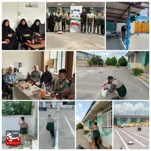 اردوی جهادی &laquo;عهد خدمت&raquo; در مدارس برگزار شد