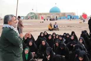 جانشین سپاه نینوا در جمع دانشجویان گرگان در شلمچه