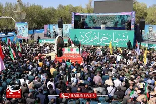 جلوه هایی از تشییع شهیدالقدس سردار زاهدی+عکس