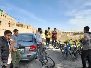 اردوی تفریحی گردشگری "دوچرخه سواری" به شهرستان تفت