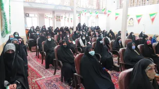 جشن تکلیف سیاسی دختران بسیجی شاهرود برگزار شد+ تصاویر