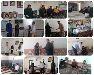 رزمایش (رهروان شهدا)دیدار از خانواده شهدا در شهرستان ملکشاهی