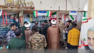 افتتاح نمایشگاه اسوه مقاومت در شهرستان سامان