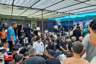 خدمات&zwnj;رسانی موکب امام رضا (ع) شهرستان قهاوند به زائران حسینی