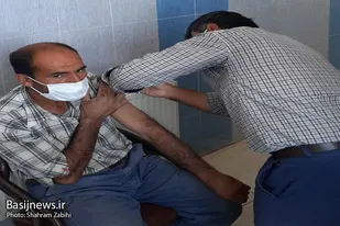 انجام واکسیناسیون کرونا در جوکار و روستای ینگی کند