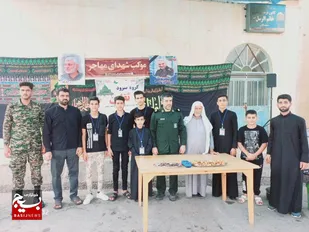 جاماندگان اربعین در گتوند تا امامزاده پیاده رویی کردند(گزارش تصویری)