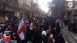 مردم اسدآباد بار دیگر فریاد &laquo;مرگ بر آمریکا&raquo; سر دادند
