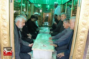 آیین غبارروبی مضجع مطهر امامزادگان شهرکرد
