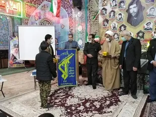 حضور رزمندگان گردان ۱۱۲ امام حسین علیه السلام در یادواره شهدای پایگاه شهید شهری