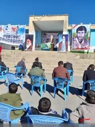 یادواره شهدا در دهستان ریگ