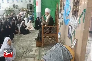 حضور بانوان در مراسم معنوی اعتکاف شهرستان اسدآباد