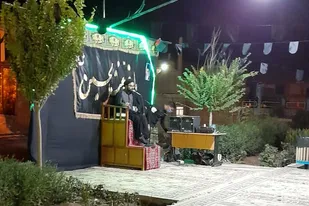 مراسم عزاداری دهه اول محرم در پایگاه شهید سعید نایب مقاومت بسیج روح الله ناحیه مرکزی یزد