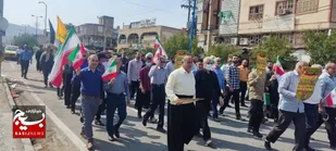 گزارش تصویری از راهپیمایی مردم ایذه در محکومیت جنایات رژیم صهیونیستی