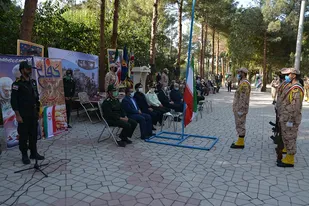 برگزاری مراسم صبحگاه مشترک نیروهای مسلح شاهین شهر