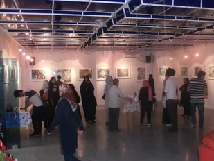 برپایی نمایشگاه نگارگری (آوازه مرغان) در شاهرود