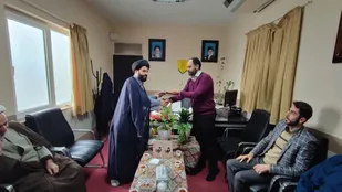 تقدیر مسئولان بسیج طلاب قم از مدیران و کارکنان بسیج دانشجویی استان