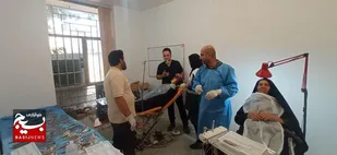 خدمات جهادی دندانپزشکی طرح شهید رهنمود درشهرستان بن