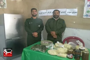 نمایشگاه محصولات سبزی و صیفی جات در عباس آباد خاش دایر شد