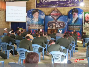 تکریم و معارفه مسئول نمایندگی ولی فقیه در ناحیه مقاومت بسیج امام علی(علیه السلام)