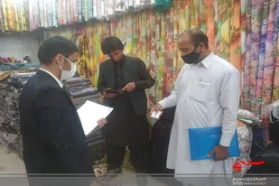 بازدید بازرسان بسیجی از اصناف شهرستان سراوان
