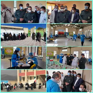 برگزاری اردوی جهادی درمانی سپاه در شهر مردهک عنبرآباد
