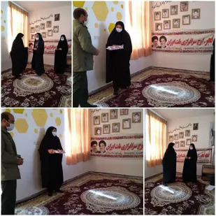 تقدیر از بسیجیان فعال همزمان بافرا رسیدن ایام الله دهه مبارک فجر