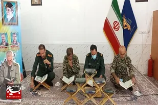 برگزاری محفل انس باقرآن درسپاه تنگستان به یاد سردارشهید حاج قاسم سلیمانی