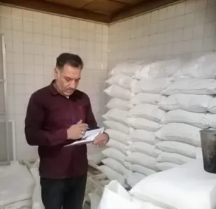 بازدید میدانی بازرسان قرارگاه شهیدامانی پیشوا از واحد های صنفی نانوایی