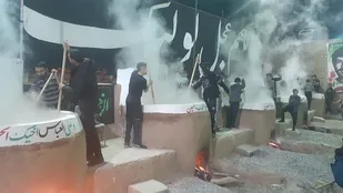 پخت حلیم نذری به مناسبت شهادت حضرت زهرا(سلام الله علیها)