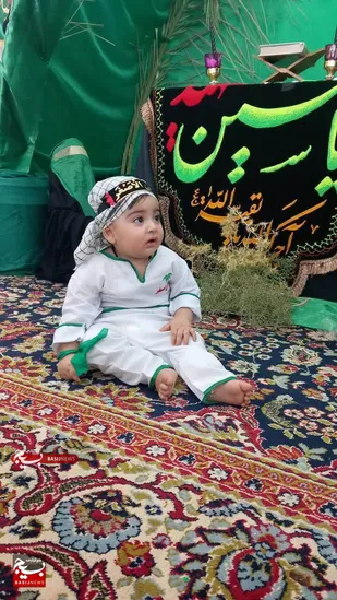 همایش شیرخوارگان حسینی در شهر ترکالکی، شهرستان گتوند+عکس