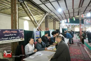 برگزاری میز خدمت شبکه بهداشت و درمان در ملایر