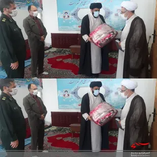تجلیل از استادیار بر ترصالحین در شهرستان مانه وسملقان
