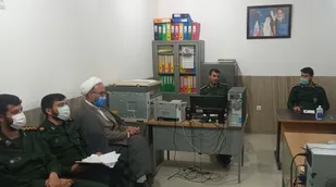سرکشی مسئول نمایندگی ولی فقیه در ناحیه نجف آباد از حوزه مقاومت بسیج امام سجاد(ع)یزدانشهر