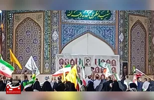 طنین فریاد&zwnj;های الله اکبر در تجمعات هندیجان با اتحاد و همبستگی درموج ۸۷