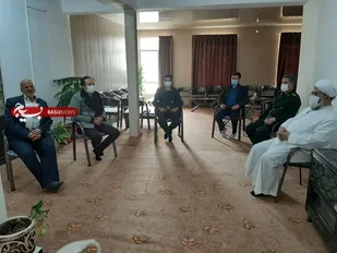 فرمانده ناحیه مقاومت بسیج با امام جمعه شهرستان دهاقان دیدار کرد