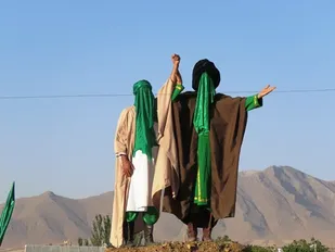 بازسازی واقعه تاریخی غدیر خم در شهر شازند
