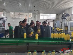 مسئول سازمان بسیج کارگران و کارخانجات کشور از کارخانه تولید روغن در آمل بازدید کرد + تصاویر