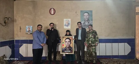 دیدار و سرکشی از خانواده معظم شهید محمدحسنی